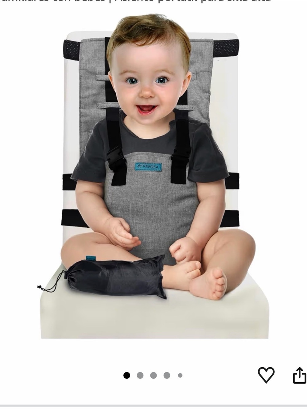 Gray Portable Baby Safety Harness - Kids Accessories